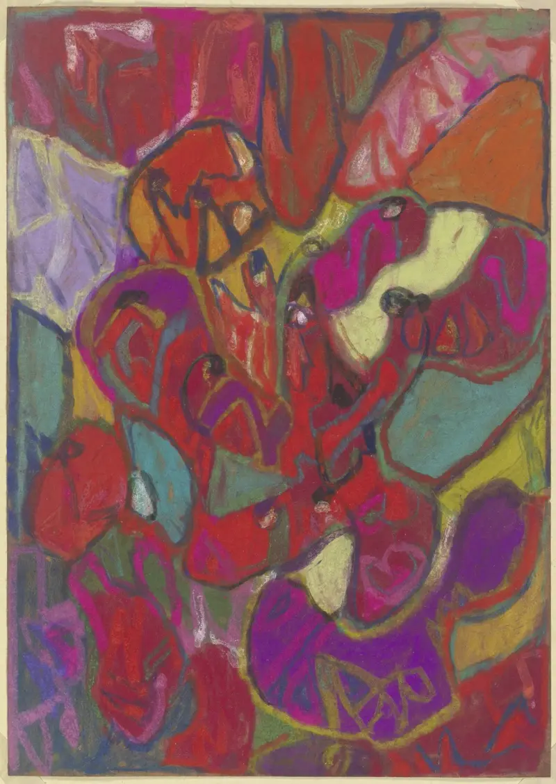 Abstraktní kompozice – Nr. 1, Adolf Hölzel
