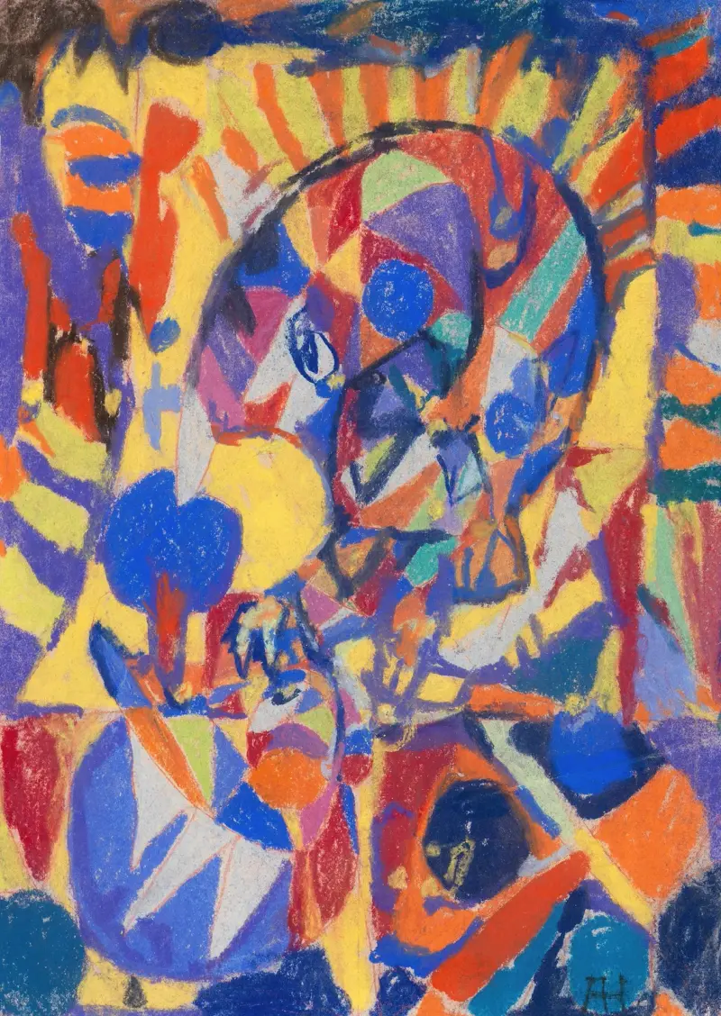 Kompozice, 1925 – Nr. 1, Adolf Hölzel