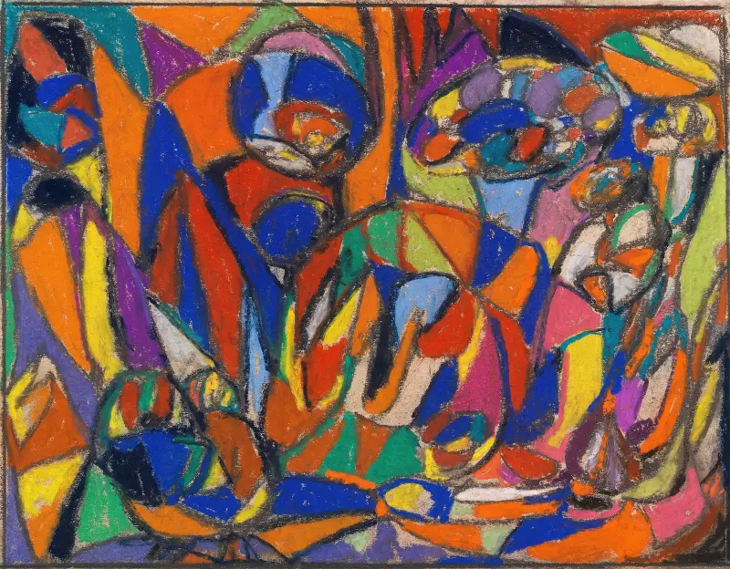 Bez názvu, 1920, Adolf Hölzel