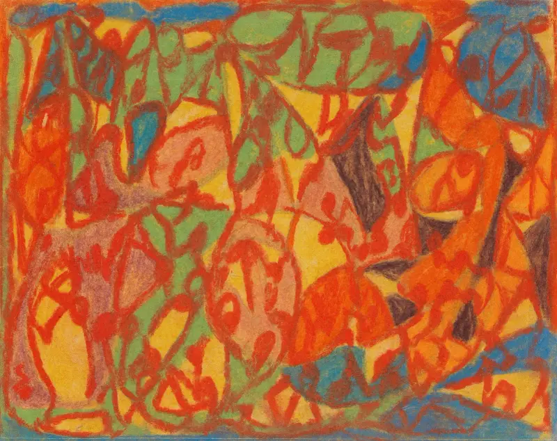 Ohne Titel av Adolf Hölzel
