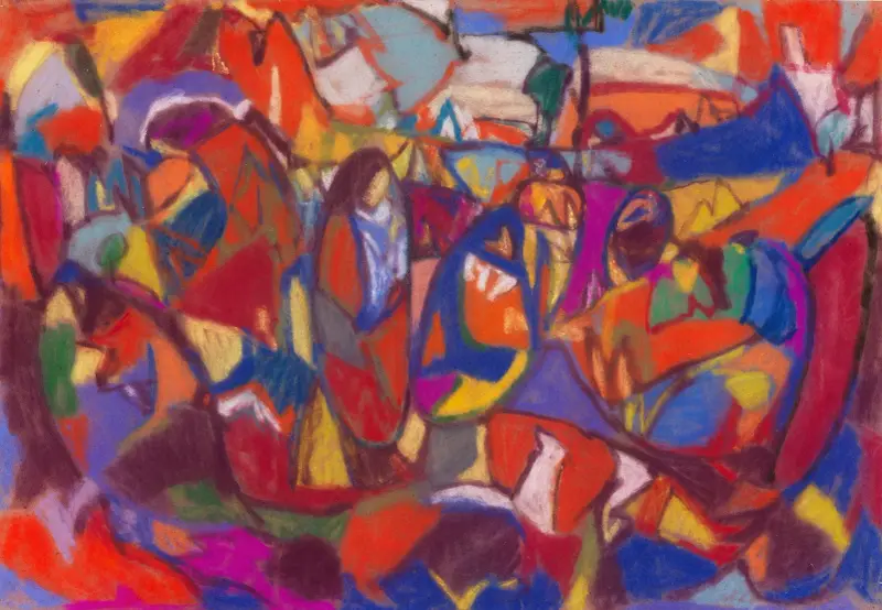 Bez názvu, 1930 – Nr. 1, Adolf Hölzel