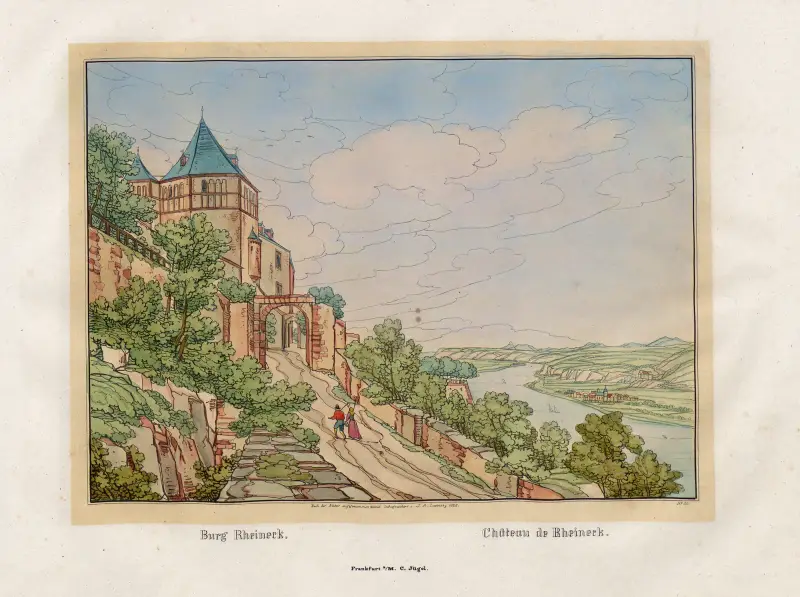 Schloss Rheineck von Johann Adolf Lasinsky
