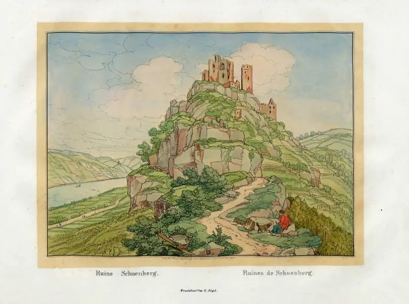 Zříceniny u Schoenbergu, Johann Adolf Lasinsky