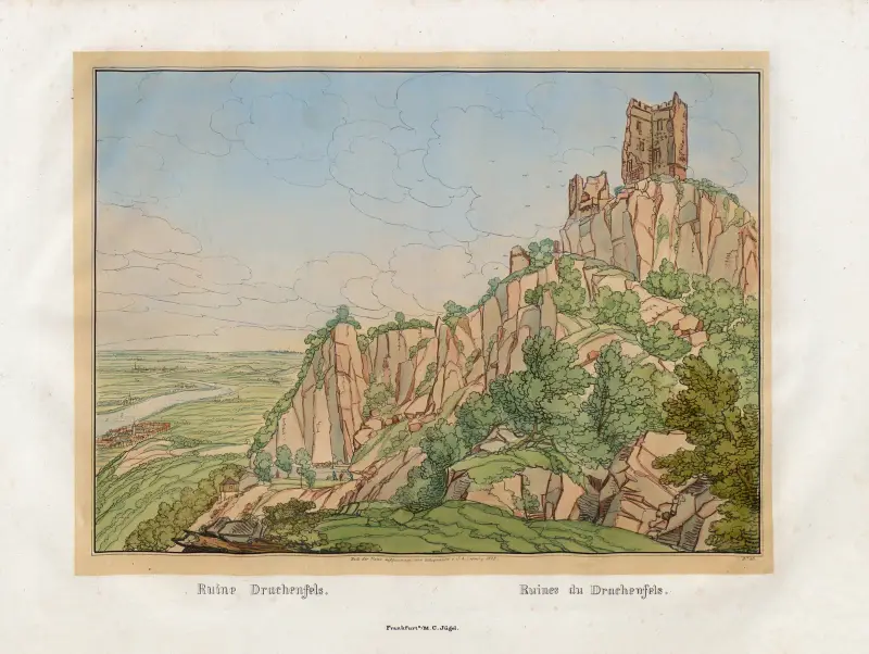 Zřícenina hradu Drachenfels, Johann Adolf Lasinsky
