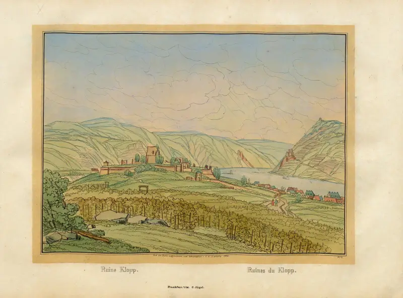 Kloppské ruiny, Johann Adolf Lasinsky