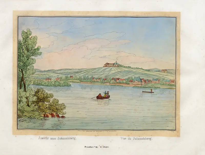 Vue de Johannisberg av Johann Adolf Lasinsky
