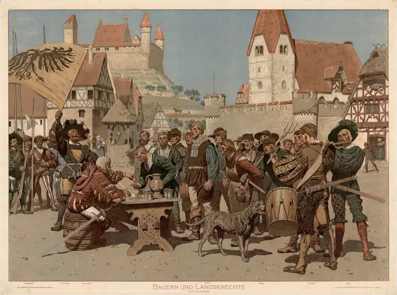 Bauern und Landsknechte. (XVI. Jahrhundert) av Adolf Lehmann