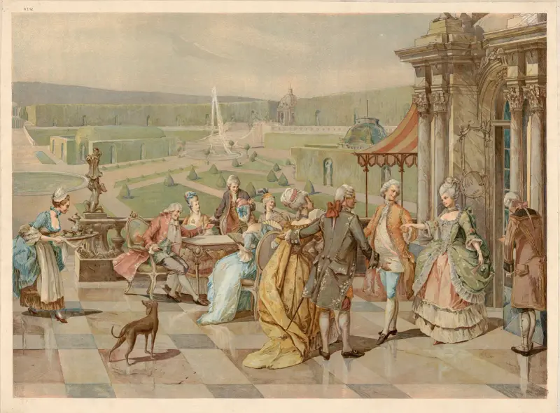From the Rococo period, 18th century, Adolf Lehmann