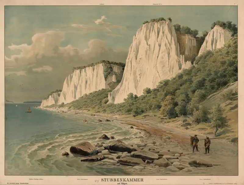 Stubbenkammer auf Rügen av Adolf Lehmann