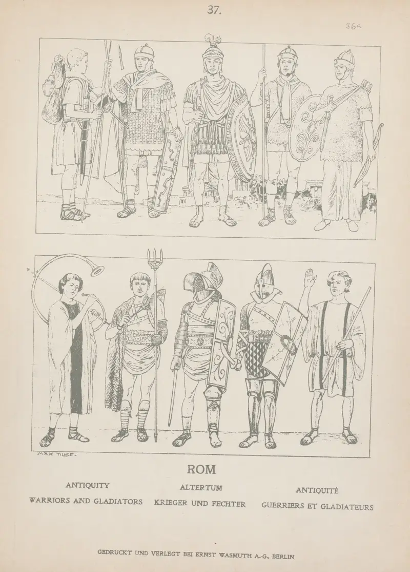 Antiquity; Warriors and Gladiators av Adolf Rosenberg