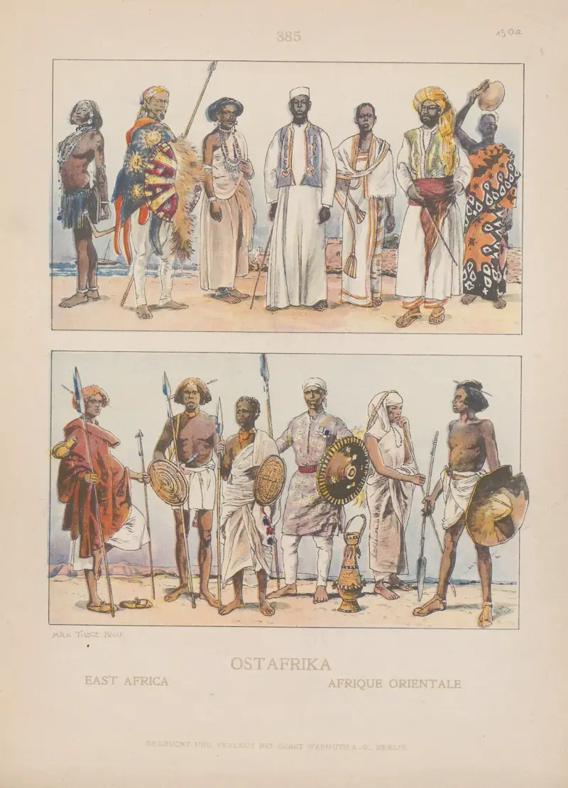 Östafrika av Adolf Rosenberg