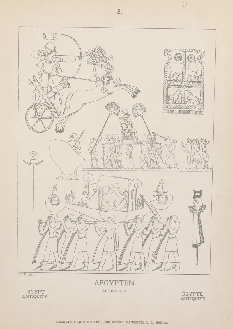 Egyptisk antik av Adolf Rosenberg