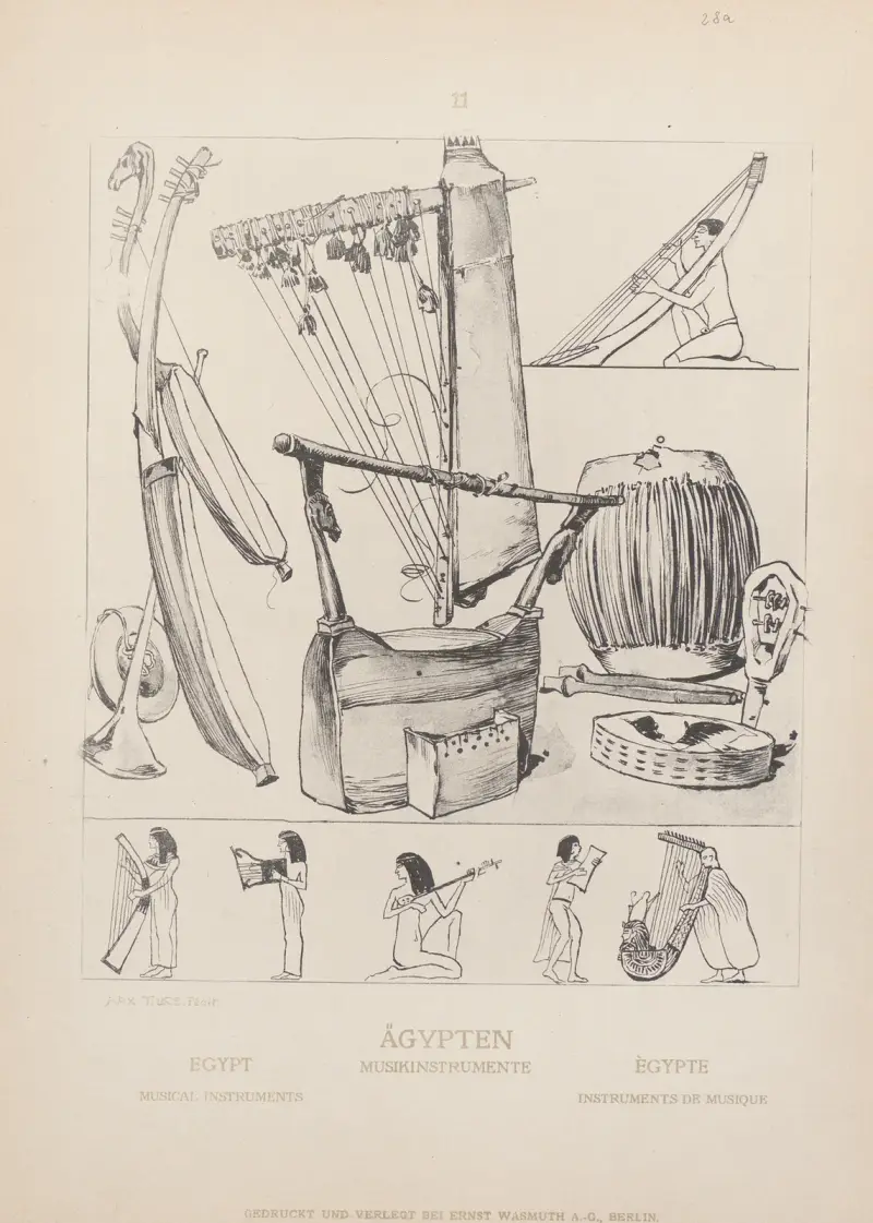 Egypt; Musical instruments av Adolf Rosenberg