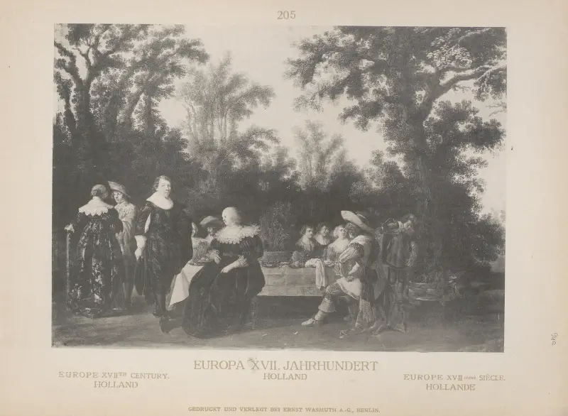 Europe XVIIth century; Holland av Adolf Rosenberg