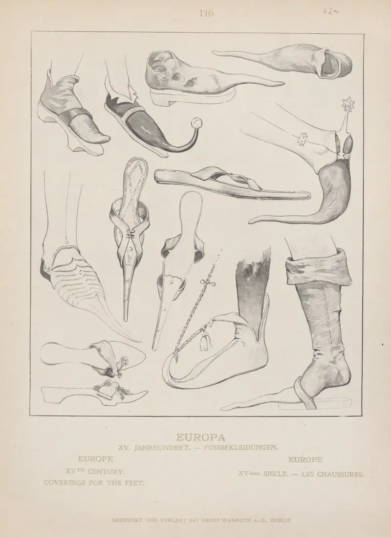 Europe; XVth century; Coverings for the feet av Adolf Rosenberg