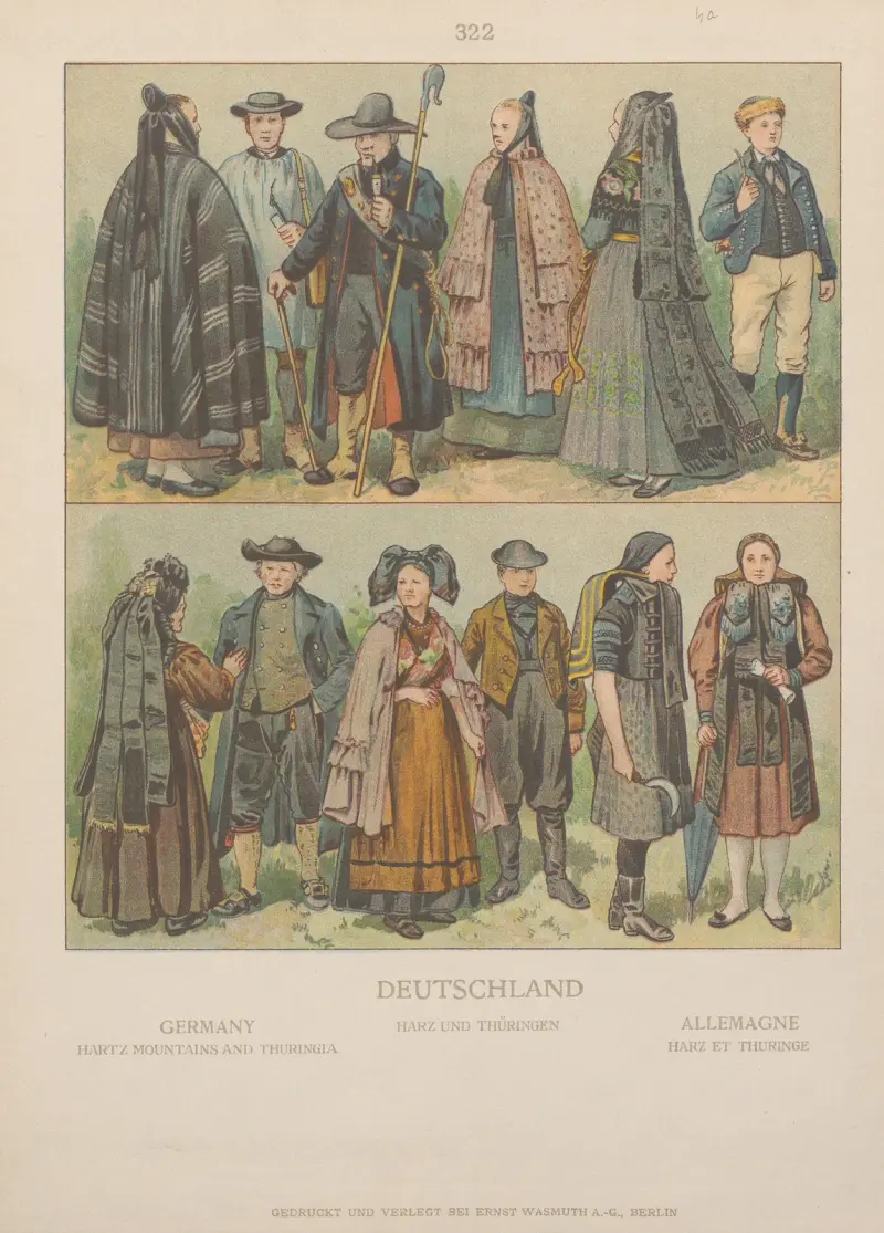 Deutschland; Harz und Thüringen von Adolf Rosenberg