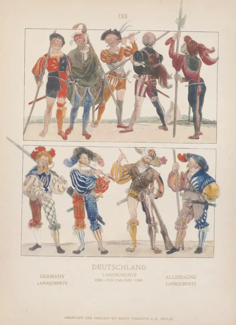 Germany; Lansquenets av Adolf Rosenberg