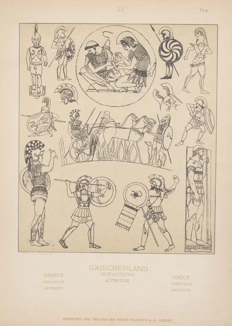 Grecja – zbrojenia starożytności, Adolf Rosenberg