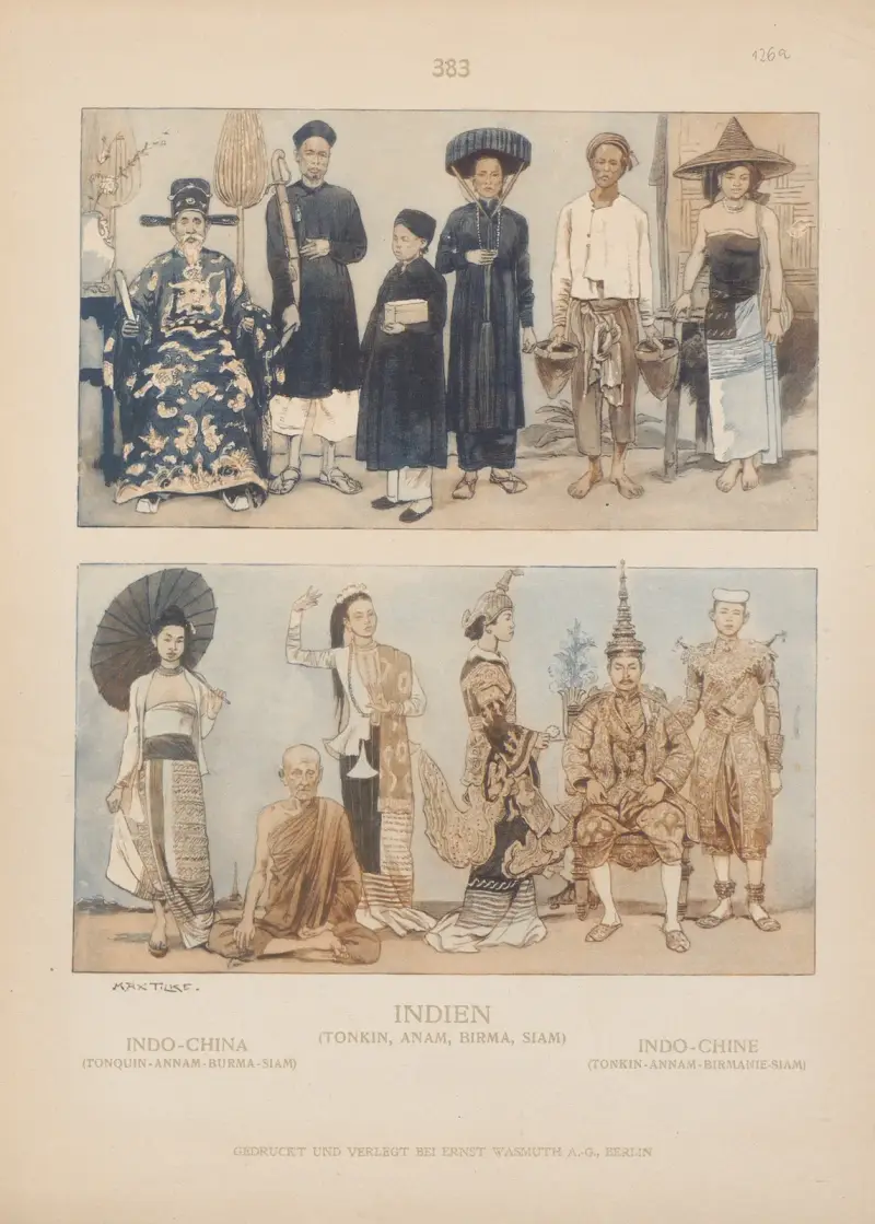 Indo-China (Tonquin-Annam-Burma-Siam) av Adolf Rosenberg