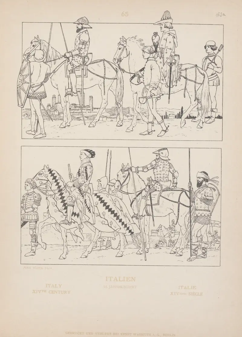 Italien; 1300-talet av Adolf Rosenberg