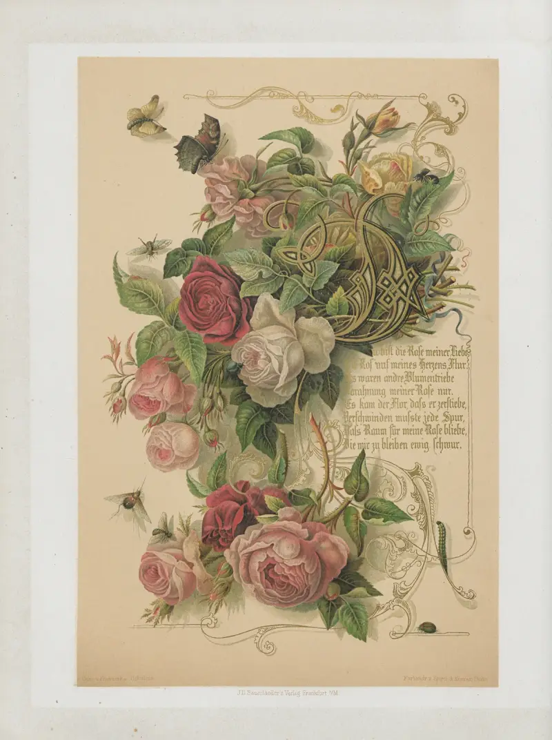 Friedrich Rückert’s Liebesfrühling Pl.3 av Adolf Schrödter