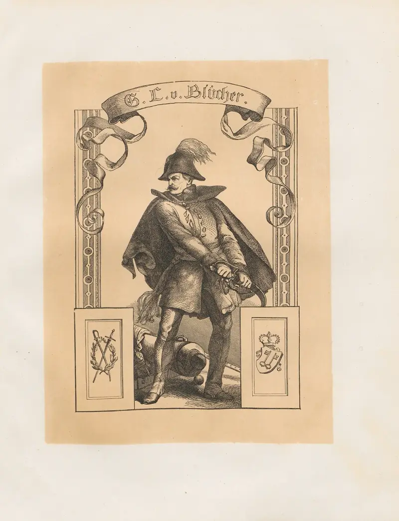 G.L.v. Blücher av Adolf Schrödter