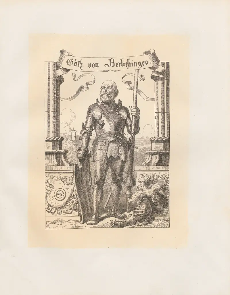 Götz von Berlichingen av Adolf Schrödter