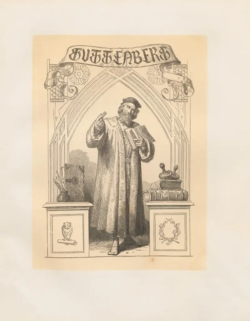 Guttenberg av Adolf Schrödter
