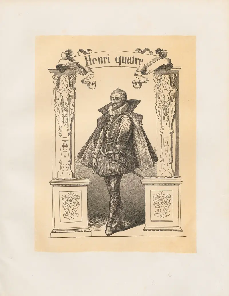 Henri quatre av Adolf Schrödter