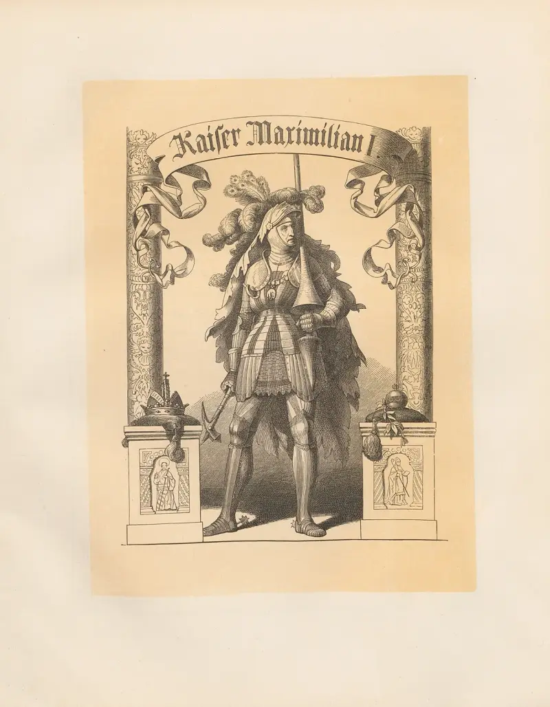 Kaiser Maximilian I av Adolf Schrödter
