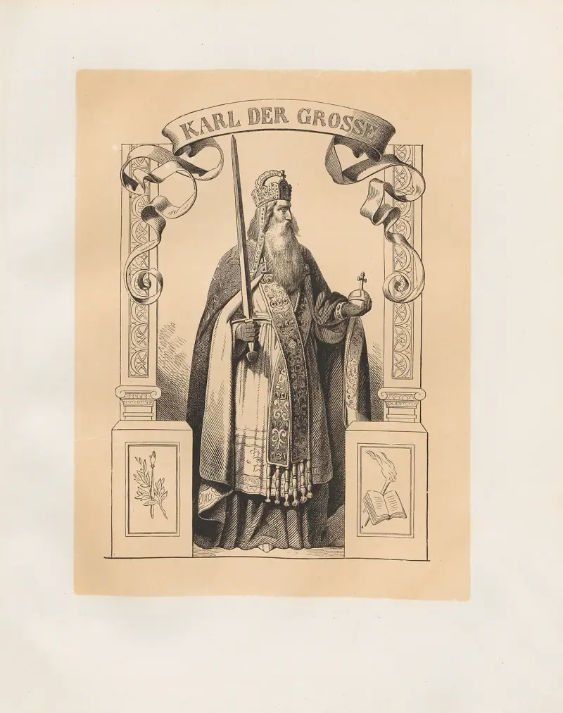 Karl den store av Adolf Schrödter