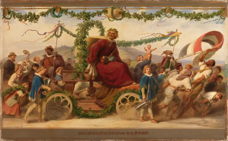 Kungens vin, bild 2 av Adolf Schrödter