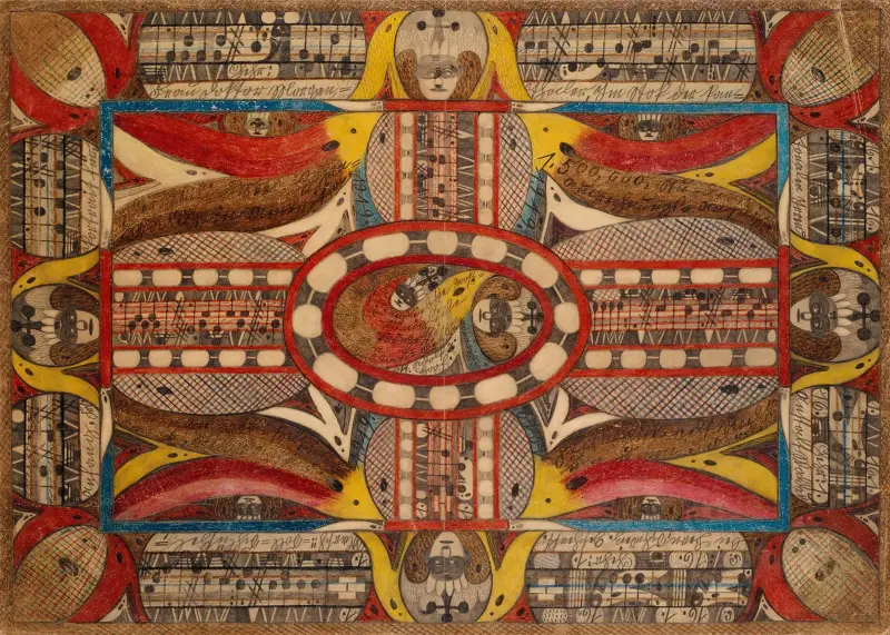 Der Wili=See=Zohrn=Wald, in Amerika und Krohn=Prinzessinn, Wiegalinda, von Waldau=Feld,=Skt. Adolf=Hoof av Adolf Wölfli
