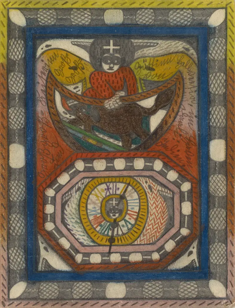 Großgroß=Keiserinn und Groß=Groß=Göttinn Hellveetia, im Haven von Daali; Indien av Adolf Wölfli