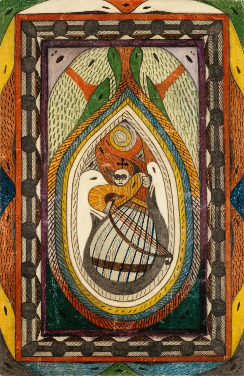 Musikant av Adolf Wölfli