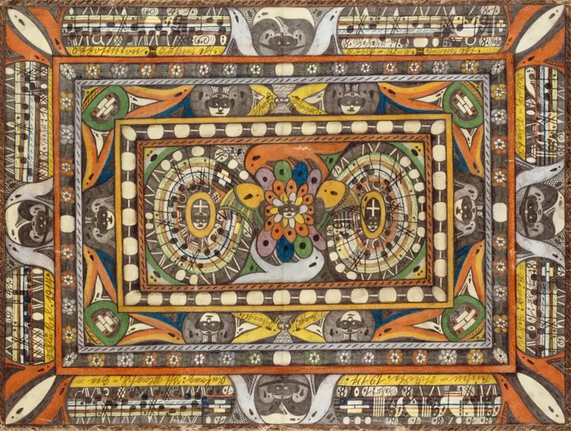 Riesen=Stadt, Waaben=Hall av Adolf Wölfli