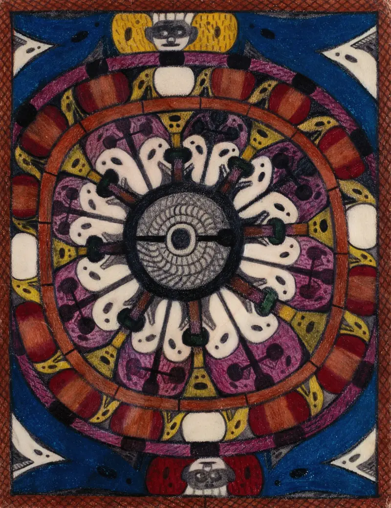 Skt. Adolf=Raad=Hall bei Bern av Adolf Wölfli