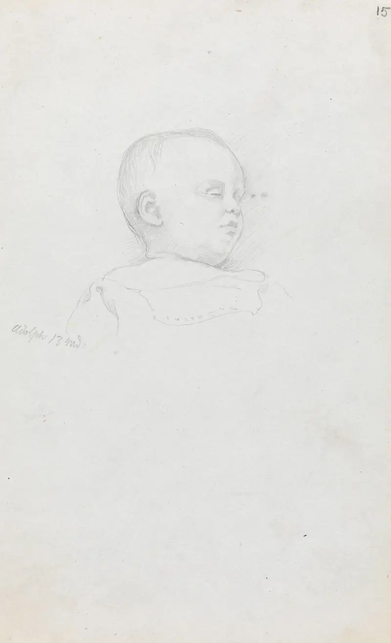 Adolph Tidemand jr., 13 månader av Adolph Tidemand