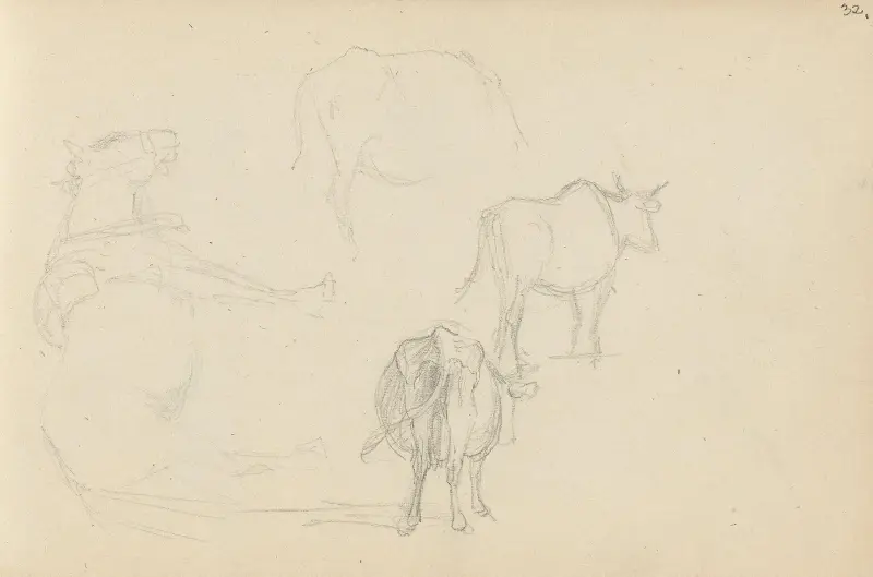 Animal studies av Adolph Tidemand