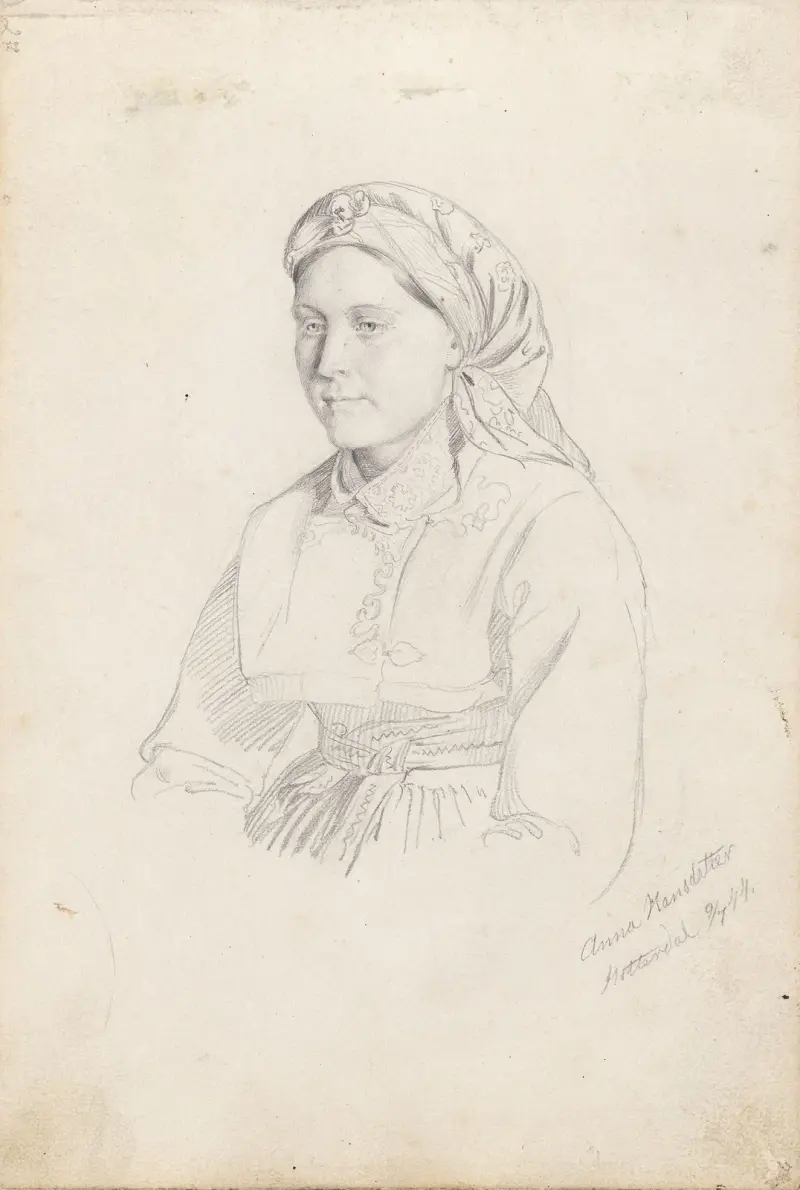 Anna Hansdatter, Heddal av Adolph Tidemand