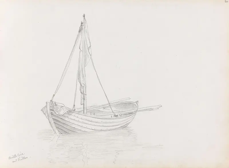 Båt, Arild av Adolph Tidemand