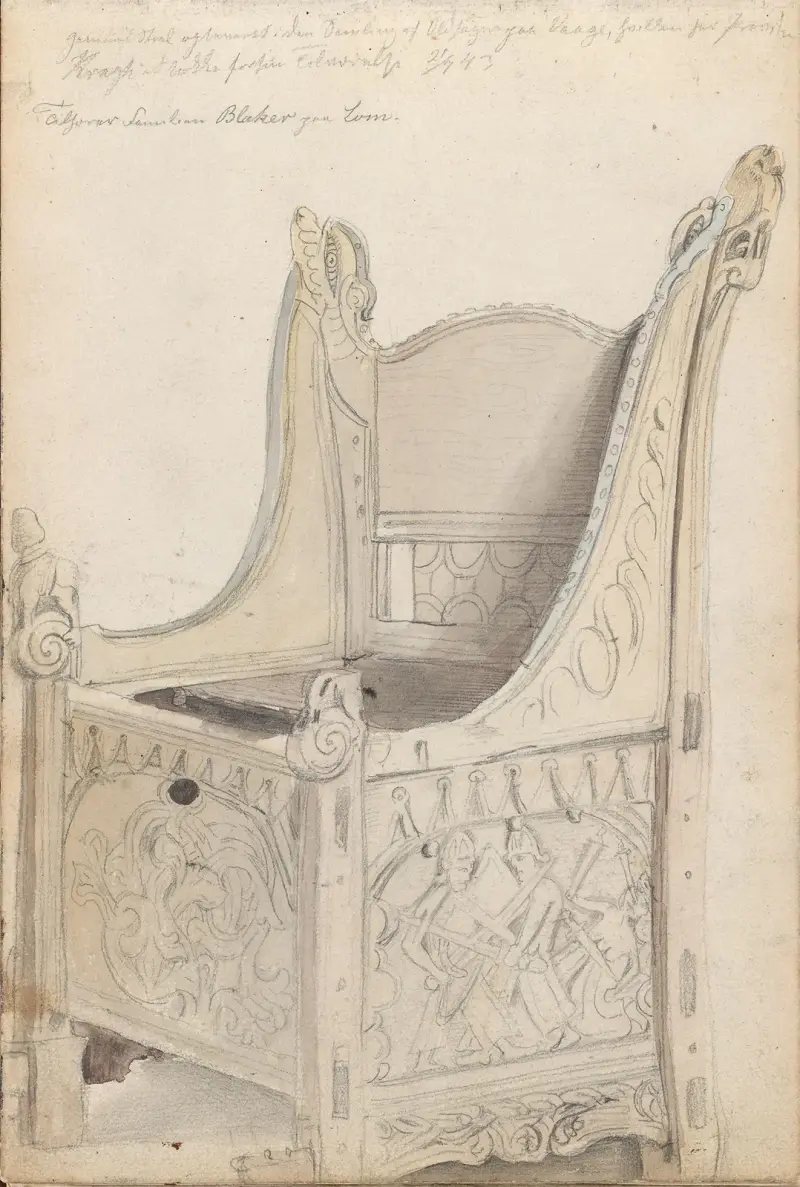 Blakerstolen av Adolph Tidemand
