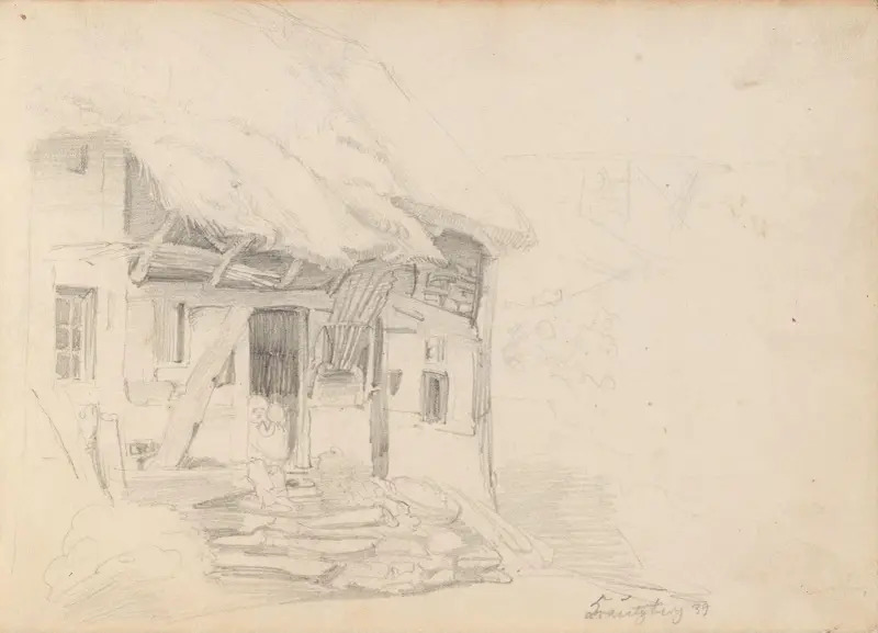 Bondehus, Kreuzberg av Adolph Tidemand