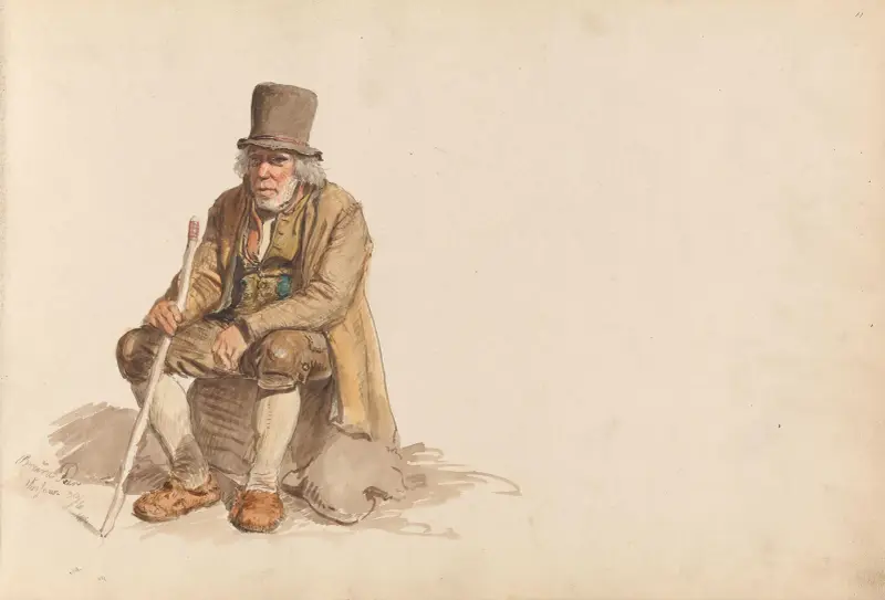 Brura Peer, Vossevangen av Adolph Tidemand