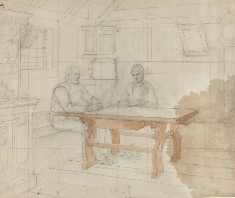 De ensomme gamle av Adolph Tidemand