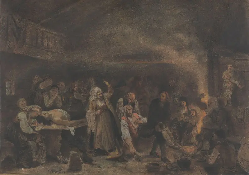 Efter tvekampen av Adolph Tidemand
