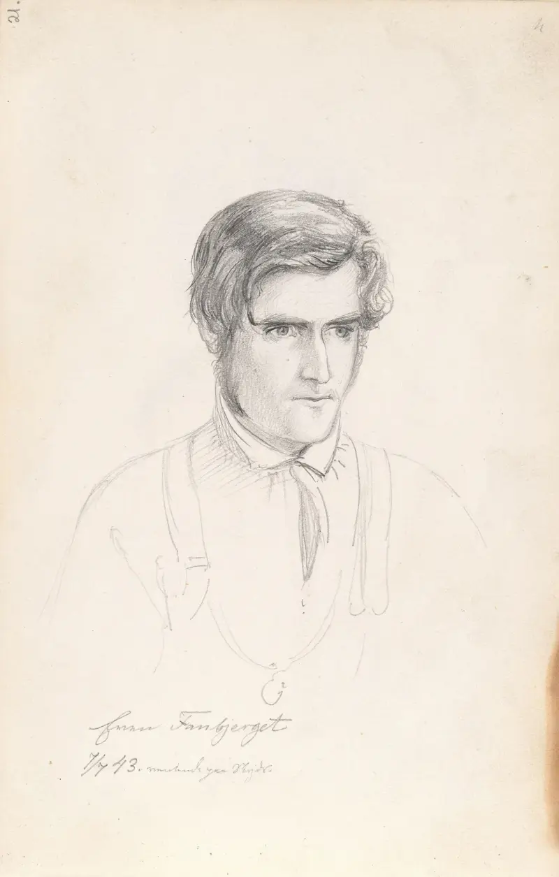 Even Fanbjerget av Adolph Tidemand