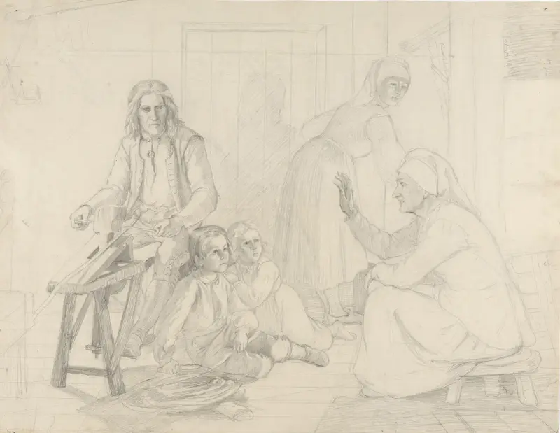 Sagoberätterskan av Adolph Tidemand