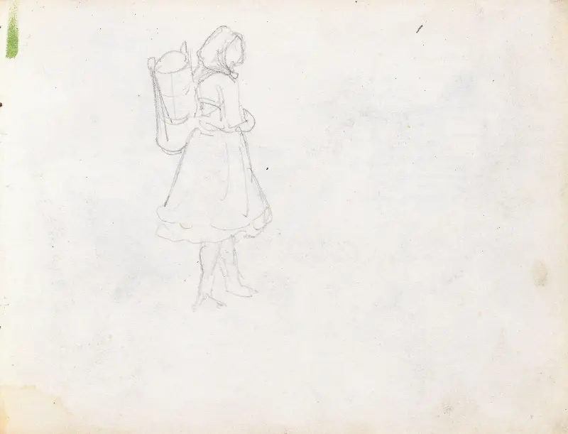 Figurstudie von Adolph Tidemand