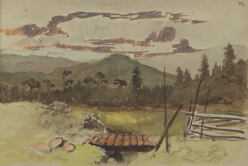 Fra Gulsvik av Adolph Tidemand